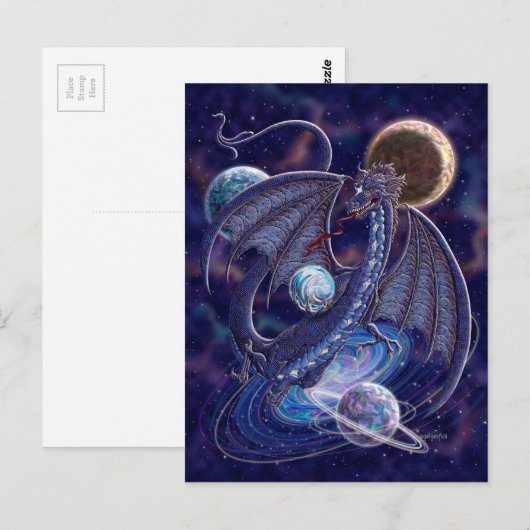 Celestial Dragon Briefkaart (Voorkant / Achterkant)