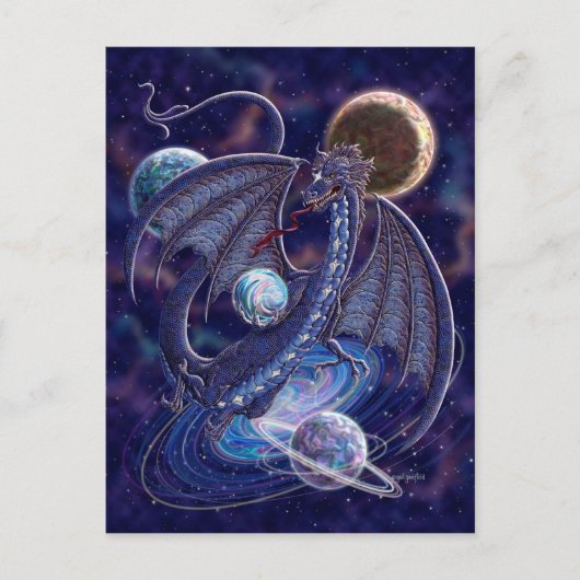 Celestial Dragon Briefkaart (Voorkant)