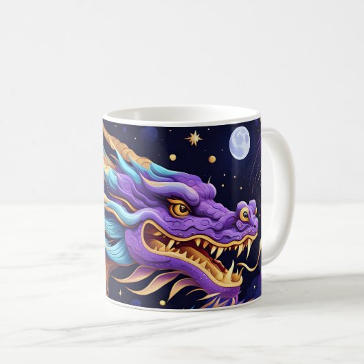 celestial dragon coffee mug koffiemok (Voorkant rechts)