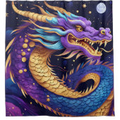 celestial dragon shower curtain douchegordijn (Voorkant)