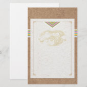 Celestial Dragon Stationery Briefpapier (Voorkant / Achterkant)