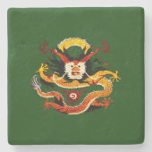 Celestial Dragon Stenen Onderzetter (Voorkant)