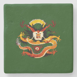 Celestial Dragon Stenen Onderzetter