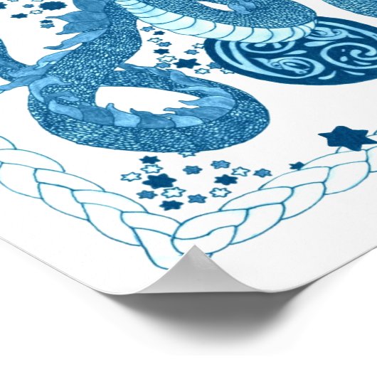 Celestial Dragon Tale Poster (Hoek)