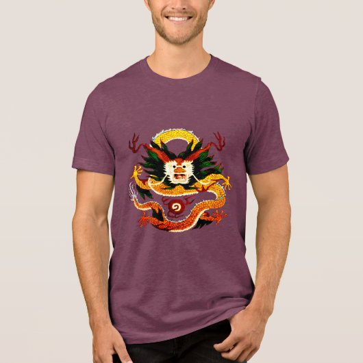 Celestial Dragon Tri-Blend Shirt (Voorkant)