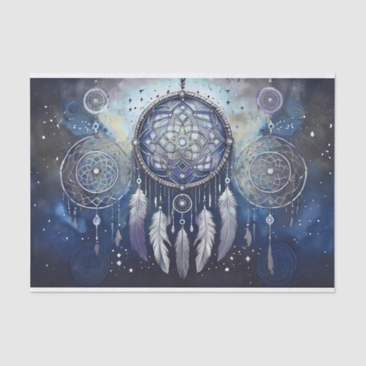 Celestial Dream Catcher, Twilight Stars Tissuepapier (Voorkant)