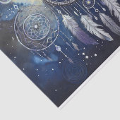 Celestial Dream Catcher, Twilight Stars Tissuepapier (Detail)