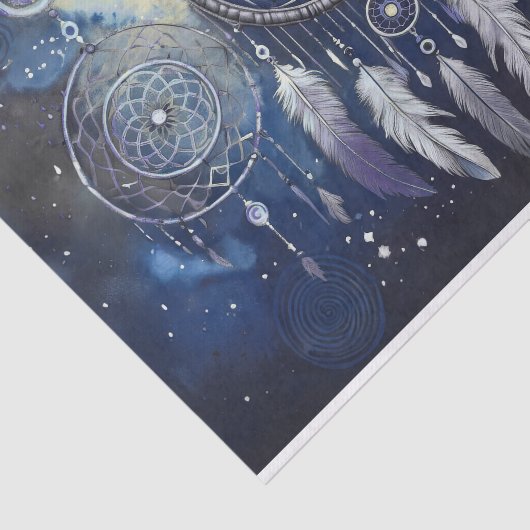 Celestial Dream Catcher, Twilight Stars Tissuepapier (Detail)