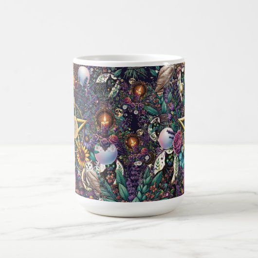 Celestial Dreamer Mystical Design Pagan en Natuur Koffiemok (Center)