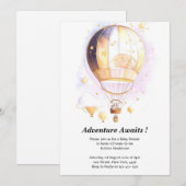 Celestial Dreamland Baby shower heteluchtballon Kaart (Voorkant / Achterkant)