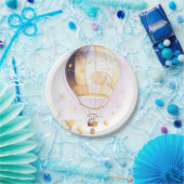 Celestial Dreamland Baby shower heteluchtballon Papieren Bordje (Feest)