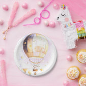 Celestial Dreamland Baby shower heteluchtballon Papieren Bordje (Feest)