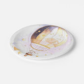 Celestial Dreamland Baby shower heteluchtballon Papieren Bordje (Gekanteld)