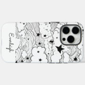 Celestial Dreams Doodles gepersonaliseerd Case-Mate iPhone Case (Achterkant (horizontaal))