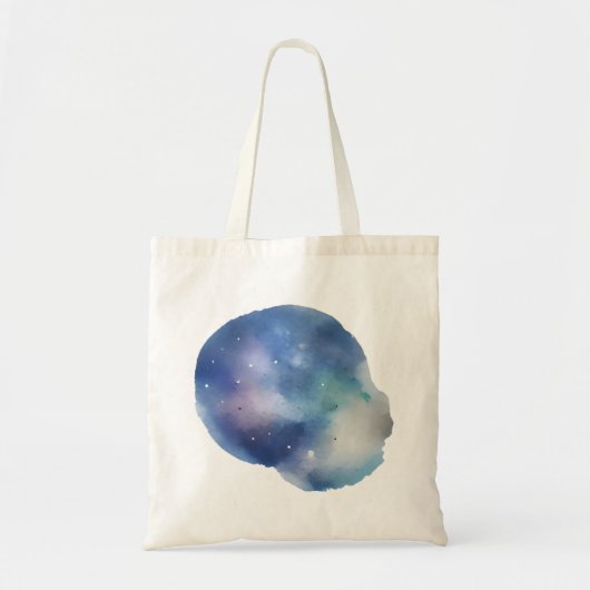 Celestial Dreams: Een Waterverf Verkenning Tote Bag (Voorkant)