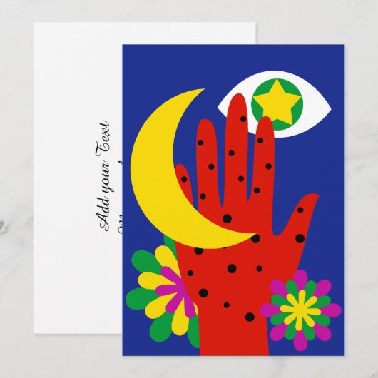 Celestial Dreams Feestdagenkaart (Voorkant / Achterkant)