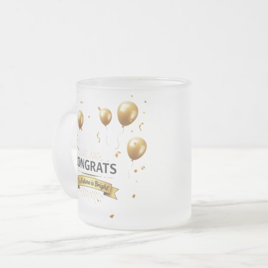 Celestial Dreams - Frosted Afstuderen Mok (10oz) (Voorkant links)