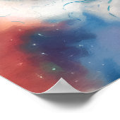 Celestial Dreams - Jongen met hartballonnen Poster (Hoek)