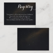 Celestial Dreams Register Informatiekaartje (Voorkant / Achterkant)