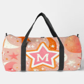 Celestial Dreams Sinaasappel en Roze Monogram Plunjezak (Voorkant)