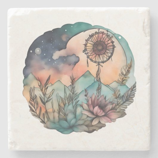 Celestial Dreams Stenen Onderzetter (Voorkant)