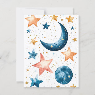 Celestial Dreams Waterverf Briefkaart