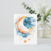 Celestial Dreams Waterverf Briefkaart (Staand voorkant)