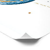 Celestial Dreams Waterverf Perfect Poster (Hoek)