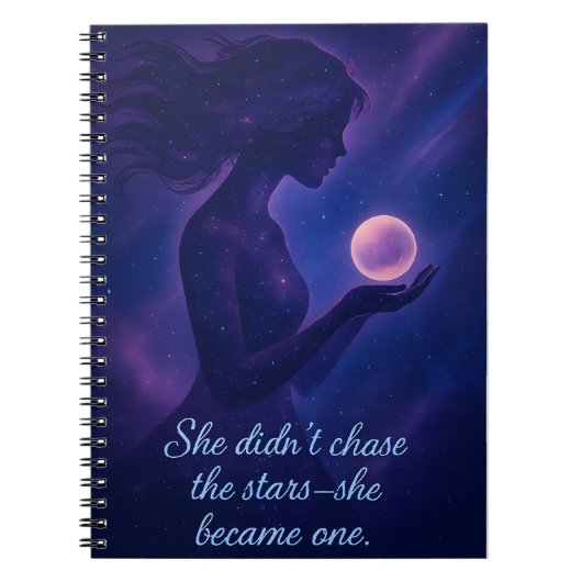 Celestial Dreams - Ze werd een ster Notitieboek (Voorkant)