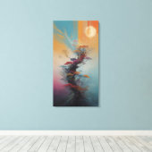 Celestial Dreamscape Canvas Prints: Een fusie van (Insitu (Houten vloer))