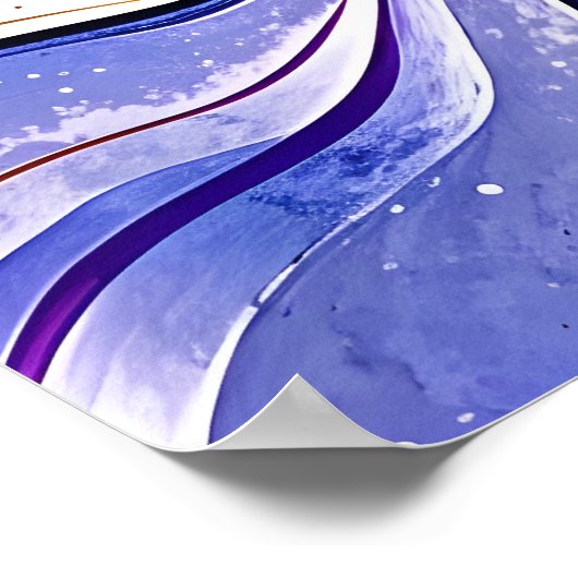 Celestial Dreamscape: Kosmische Vrouwelijke Energi Poster (Hoek)