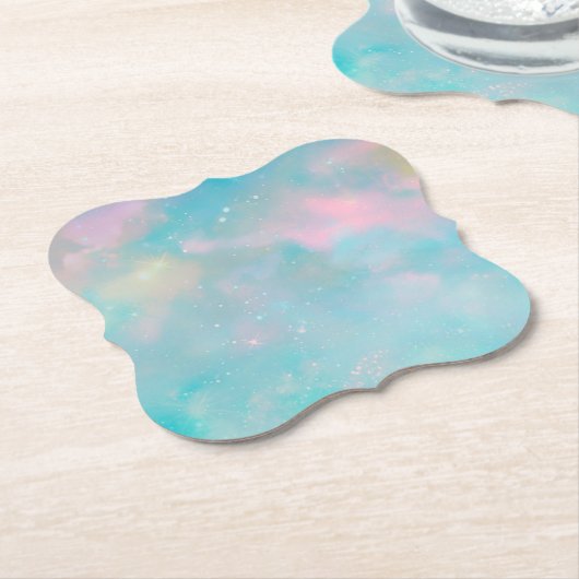 Celestial Dreamscape Paper Onderzetter (Gekanteld)