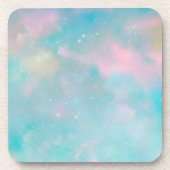 Celestial Dreamscape Pastel Plastic Onderzetter (Voorkant)