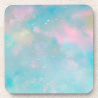 Celestial Dreamscape Pastel Plastic Onderzetter