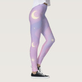 Celestial Dreamscape – Soft Pastel Galaxy Leggings (Rechts)