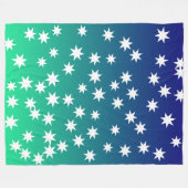 Celestial Dreamscape Star Blanket Fleece Deken (Voorkant (Horizontaal))