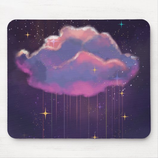Celestial Dreamy Cloud Art Mouse Pad Muismat (Voorkant)