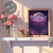 Celestial Dreamy Cloud Art Poster