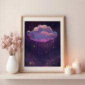 Celestial Dreamy Cloud Art Poster