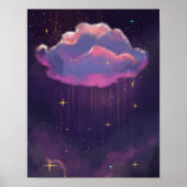 Celestial Dreamy Cloud Art Poster (Voorkant)