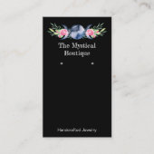 Celestial Drievoudige Maan Oorbel Sieraden Display Visitekaartje (Voorkant)