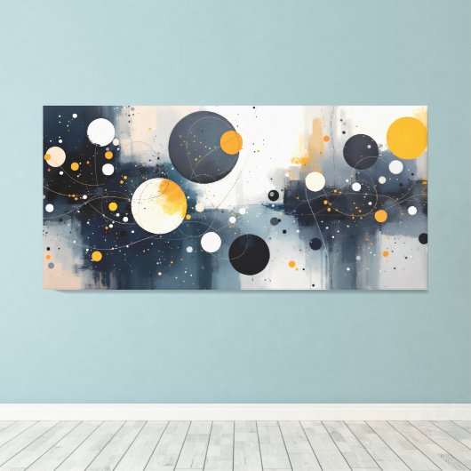 Celestial Drift Canvas Afdruk (Insitu (Houten vloer))