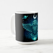 Celestial Eagle – Stellar Freedom Wildlife Galaxy  Koffiemok (Voorkant links)