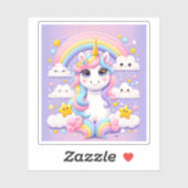 Celestial Eenhoorn Bliss Sticker (Vel)