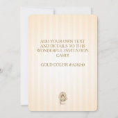 Celestial Egg - Paasgroet Invite Kaart (Achterkant)