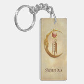 Celestial Elegance 3D New age Sleutelhanger (Voorkant Links)