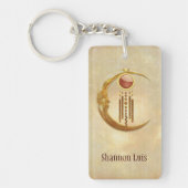 Celestial Elegance 3D New age Sleutelhanger (Voorkant)