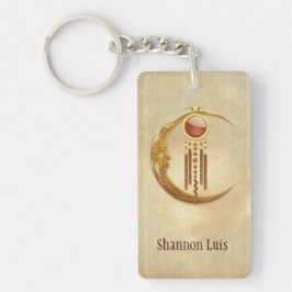 Celestial Elegance 3D New age Sleutelhanger