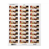 Celestial Elegance: Abstracte Exploratie in Beige Etiket (Full Sheet)