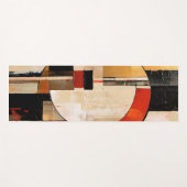 Celestial Elegance: Abstracte Exploratie in Beige Yogamat (Voorkant (horizontaal))